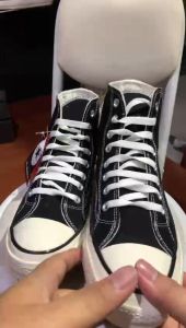 sneakers 70s classic High sepatu premium sepatu bertali tinggi sepatu black white