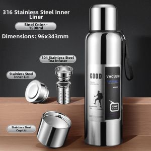 Jiaxun | Insulation Water Bottle for Men 316 Stainless Steel