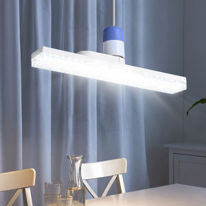 E27 หลอดไฟ LED Strip หลอด AC175-265V 10/15/22W 6000K หลอดไฟปรับทิศทาง 360 ° หลอดคริสตัลยาวสีขาวเย็นในร่ม