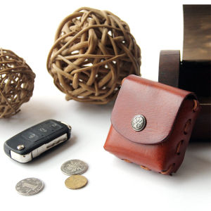 Túi Đeo Hông Nhỏ Bằng Da Bò Nguyên Chất Thủ Công Túi Đựng Chìa Khóa Xe Hơi Túi Đựng Máy Zippo Mini Túi Da Thường Ngày Túi Da Cổ Điển Cổ Điển