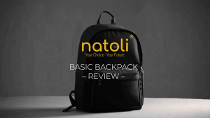 Balo đi học đơn giản hàn quốc NATOLI nhiều ngăn chống nước tốt - Basic Backpack B2
