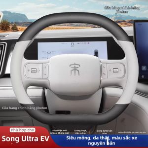 JIBEIDUN | Genuine Leather Ultra Thin Steering Wheel Cover