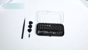 Brifit 48 IN 1 Precision Screwdrivers 41 CRV Nickel Plating Turbus Clear Mini Magnetic Screw Knife Tool With Extension Rods & Tweezers Suitable for PC Laptop Computer Mobile Phone Game Machine and Other Maintenance Tools