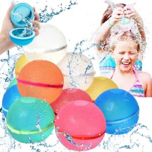 Silicone Reusable Water Balloons Summer Outdoor Beach Play Toy Pool Party Favors Water Games Water Splash Water Balls