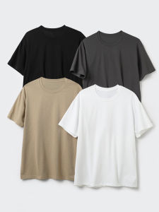 เสื้อยืดคอกลมแขนสั้นผู้ชาย ทรงพื้นฐาน สีสันสดใส ระบายอากาศได้ดี ลำลอง ฤดูร้อน แฟชั่นชาย