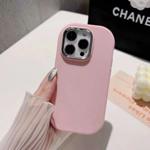 Case For Infinix Smart 8 Tecno Spark Go 2024 Hot 40i 30i 30 40 Pro Note 40Pro Smart7 Tecno Spark 20C 20Pro 20 10 10C Luxury Plating Metal Lens Simple Solid Color Casing Back Cover