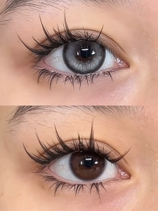 美丽眼睛 时尚美瞳 6 Monthes 2 Pieces/Pair 14.2mm/14.5mm Annual Green Blue Brown Grey Makeup 绿蓝棕灰年妆(6个月)