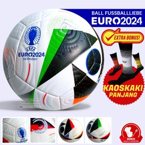 EURO 2024 Bola Sepak Fussballliebe Size 5 Piala Eropa Import Bonus Kaoskaki Ball Sepakbola