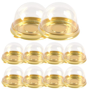 10/25pcs Small Cake Muffin Packaging Box With Clear Dome Lids Pastry Baking Dessert Cake Box Wedding Birthday Party Candy Box
