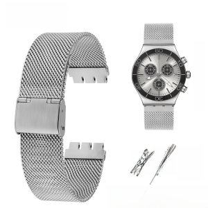 Steel Metal Band for Men Womens Watches Compatible with YGS749G Ceramic Strap 17 19 Single Foldable Buckle Tooth Interface