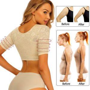 Upper Arm Shapers for Women Arm Compression Slimming Shapewear Humpback Posture Corrector Shapers Vest Tops
