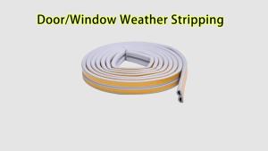 5m/10m DIEP Shape Door Seal Strip Self-adhesive Window WeatherStripping Insulation Noise Rubber Sealing Strip Draft Stopper Tape