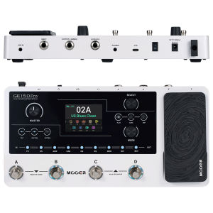 Mooer | MOOER Multi Effects Guitar Pedal GE150 Pro/Pro Li Guitar Amp Modelling Built-in 9 Hrs Battery with 4 Footswitches IR Loader