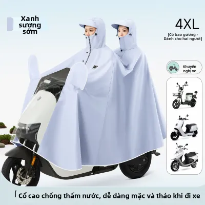 QUANYAN | Áo Mưa Dài Chống Thấm Nước Cho Xe Điện Và Xe Máy