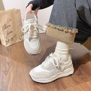 Womens Lightweight Running Shoes Spring Autumn Trendy Dad Sneakers Versatile Flat Bottom Fashion Casual Shoes