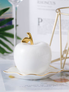 Fashionable Bone China  Toothpick Holder Storage Box Toothfloss Organizer Elegant Design Home Use Dental Tool Holder