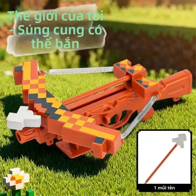 JIFANPAUL | mũi tên băn cá Đồ Chơi Sáng Tạo Cung và Mũi Tên Phong Cách Minecraft