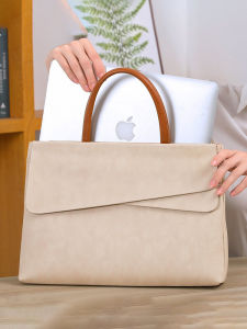 Rose Story High Capacity Ladies Briefcase Business Computer Bag Large A4 Professional Document Bag Soft Leather OL Style