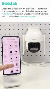 Botslab Outdoor Pan/Tilt Camera W311 3MP 2K CCTV Security Camera