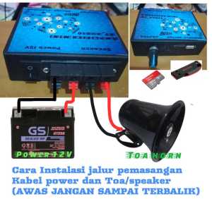 ampli untuk jualan keliling DC12v