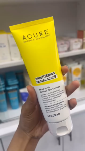Acure Brightening Facial Scrub & Cleansing Gel 4 fl oz (118 ml)