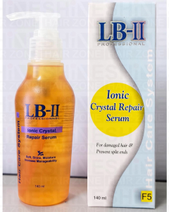 LB-II Professional Ionic Crystal Repair Serum 140ml hair oil rebonding straightening minyak rambut