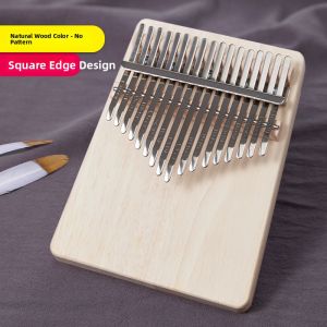 Affordable 17-tone Thumb Piano Calimba for Beginners Student Ancient Style Finger Harp Musical Instrument Easy to Learn
