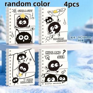 Mini Capybara Spiral Coil Notebook for StudentsA7 Portable Pocket Journal & School Prize Cute & Compact Stationery