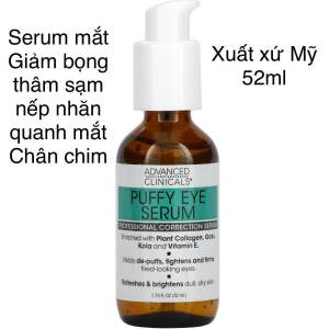[MỸ] Puffy Eye Serum giảm bọng & săn chắc chống oxy hoá dưỡng ẩm 52ml advanced clinicals