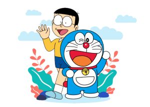 GOSIF.TAS - PREMIUM !! Tas Ransel Sekolah Anak Karakter ANIME DORAEMON BONUS Tempat Pensil) / Bahan kanvas d300 / Tas Ransel Sekolah anak sekolah doraemon untuk anak perempuan SD TK PAUD kls 1 2 3 4 bisa bayar ditempat [ C O D ] RANSEL ANAK LOKAL BANDUNG