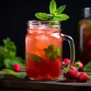 Ly Mason Jar Có Quai 450ml Nắp Đậy – Ly Thuỷ Tinh Trà Sữa Cà Phê
