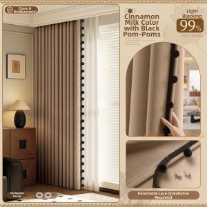 WEILAISHI | Vintage French Cotton Linen Eco-friendly Light-blocking Curtain