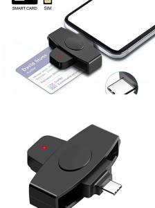 การ์ดรีดเดอร์ USB C สำหรับ Windows Mac OS ที่รองรับการเข้าถึงทั่วไปแบบ DOD