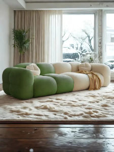 Puffy Cloud Feel Jello Style Sofa