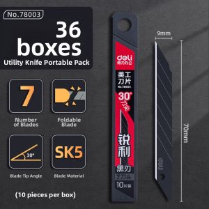 deli | Multi-use 30 Degree Small Industrial Craft Knife