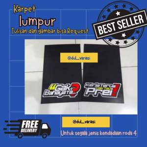 KARPET LUMPUR TULISAN BISA REQUSET SESUAI KEINGINAN UKURAN UNTUK SEGAL JENIS PICK UP l300 NEW CARRY TRAGA HAICH