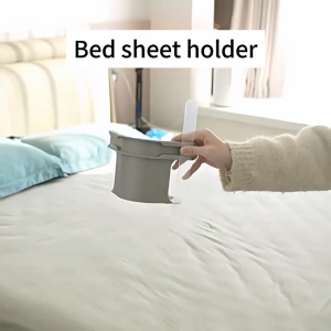 4PCS ล็อคเตียงผู้ถือแผ่นแผ่น  พร้อมแถบล็อค ผ้าปูที่นอนไม่เคลื่อนย้าย กันลื่น ติดตั้งง่าย คลิปยึดที่แน่นและแน่น ที่หนีบผ้าปูที่นอน