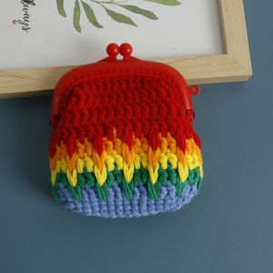 Sweet Handmade Crocheted Wool Bag