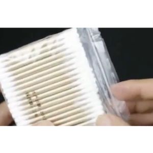 UMI Disposable Natural Birch Cotton Swabs Hygienic Cotton Swab Women Beauty Cleansing Makeup Nose Ears Cleaning 掏耳化妆清洁棉棒