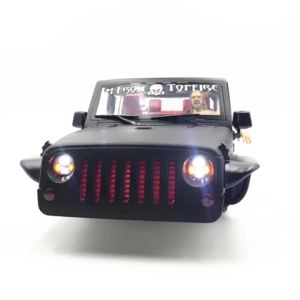 One Pair 17mm Dragon Eye Headlights Compatible With 1/10 RC Crawler Wrangler 3-Door 5-Door Car Body Modification Accessories