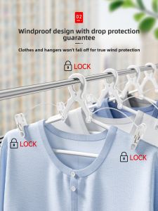 Zhifan | Windproof Clothes Hanger with Clamps