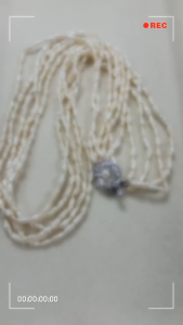 [ Woosilver ] Vòng Cổ Trai Gạo 5 Sợi Thiết Kế Nhiều Tầng – Secondhand – NTG48