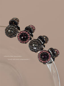 Elegant Mini Water Diamond Hair Clip Womens Forehead Side Bangs Clip Stylish Hair Accessory Fashionable Hair Gripper