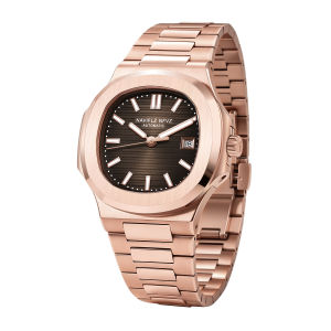 NAVIFLZ NFVZ Men Wristwatch Vintage Squared Round Dial Stainless Steel Japan Miyota 8215 Automatic Mechanical Mov Business Dress