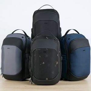 OZUKO กระเป๋าคาดหน้าอกสำหรับใช้งานกลางแจ้งมัลติฟังก์ชันกระเป๋าสะพายข้างสำหรับผู้ชายความจุมากคุณภาพสูงใหม่1112.9นิ้ว Ipad กระเป๋าเดินทาง