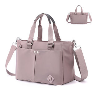 Large Capacity Nylon Crossbody Bag Womens Simple Lightweight Multi-Functional Shoulder Bag Trendy Tote Bag Casual Handbag