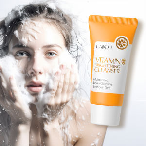 Vitamin C Facial Cleanser 50g Hydrating Moisturizing Deep Cleanse ปรับรูขุมขน Brightening Skin Care ผลิตภัณฑ์เกาหลี skin care