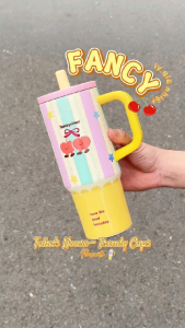 Ly Giữ Nhiệt Có Tay Cầm Inox 316 Cao Cấp Cute Dễ Thương Dúng Tích 710ml