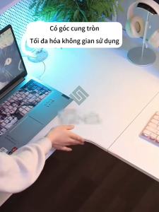 KMR Bàn máy tính góc bàn chơi game bàn máy tính hình chữ L bàn làm việc có kệ phù hợp