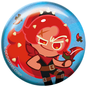 58mm Game Cookie Run Kingdom Sweetberry Sorbet Cosplay Costumes SPTE Tin Plated Pin Badge Accessories Pendant Prop